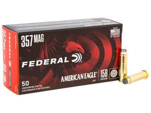 Federal AE357A American Eagle Handgun 357Mag 158gr Jacketed Soft Point 50 Per Box/20 Case