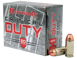 Hornady 91376 Critical Duty 40S&W 175gr Hornady FlexLock 20 Per Box/10 Case