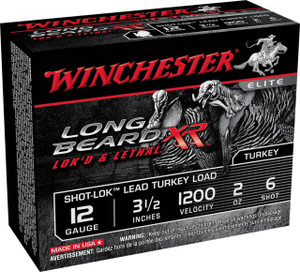 Winchester Long Beard XR 12 Gauge Shotshell Ammunition, 3 1/2 Inch, 1200 FPS, 2/3 Ounce, #6 Shot - 10 Cartridge Box ( 10 / 1 )