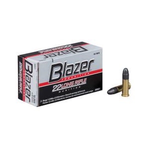 CCI Blazer High Velocity Rimfire Ammunition, 22 LR, Lead Round Nose, 40 Grain - 50 Cartridge Box ( 50 / 1 )