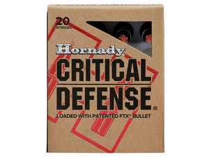 Hornady 80920 Critical Defense 308Win 155gr Flex Tip eXpanding 20 Per Box/10 Case