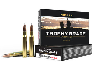 Nosler 60057 Trophy Grade 30-06Springfield 165gr Nosler AccuBond 20 Per Box/10 Case