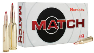 Hornady Match Hyper Velocity Centerfire Ammunition, 6.5 Creedmoor, Extremely Low Drag-Match, 147 Grain - 20 Cartridge Box ( 20 / 1 )