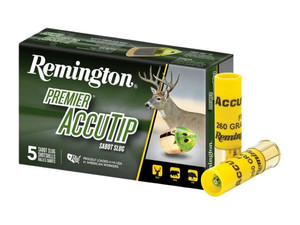 Remington Ammunition 20496 Premier AccuTip 20 Gauge 2.75" Sabot Slug Shot 5 Per Box/ 20 Cs