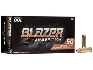 CCI 5204 Blazer Brass Handgun 38Special 125gr Full Metal Jacket 50 Per Box/20 Case