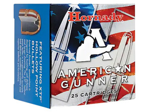 Hornady 90324 American Gunner 38Special 125gr Hornady XTP Hollow Point 25 Per Box/10 Case