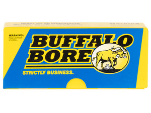 Buffalo Bore Ammunition 20E20 Standard Pressure Strictly Business 38Special 125gr Jacket Hollow Point 20 Per Box/12 Case
