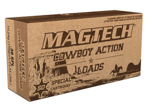 Magtech 38L Cowboy Action 38Special 158gr Lead Flat Nose 50 Per Box/20 Case