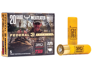 Federal PTDX258567 Premium 3rd Degree 20Gauge 3" 1 1/2oz 5/6/7Shot 5 Per Box/50 Case