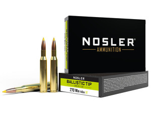 Nosler 40055 Ballistic Tip 270Win 140gr Spitzer Ballistic Tip 20 Per Box/10 Case