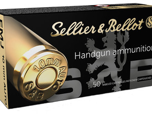 Sellier & Bellot SB10A Handgun 10mmAuto 180gr Full Metal Jacket 50 Per Box/20 Case