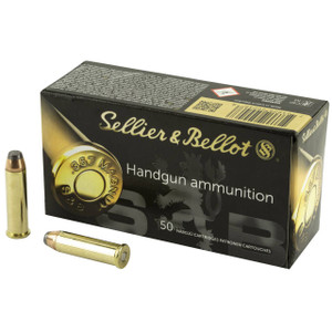 Sellier & Bellot Handgun High Velocity Centerfire Ammunition, 357 Magnum, Soft Point, 158 Grain - 50 Cartridge Box ( 50 / 1 )