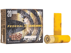 Federal P2582B Premium Magnum 20Gauge 3" 18Pellets 1 1/4oz 2BuckShot 5 Per Box/50 Case
