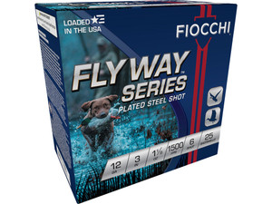 Fiocchi 123ST6 Flyway 12Gauge 3" 1 1/8oz 6Shot 25 Per Box/10 Case