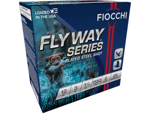 Fiocchi 123ST152 Flyway 12Gauge 3" 1 1/5oz 2Shot 25 Per Box/10 Case
