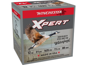 Winchester Ammo WEX12LMBB Super X Xpert High Velocity 12Gauge 3.50" 1 1/4oz BBShot 25 Per Box/10 Case