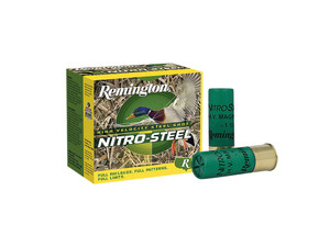 Remington Ammunition 20860 Nitro-Steel High Velocity 12Gauge 3" 1 3/8oz 2Shot 25 Per Box/10 Case