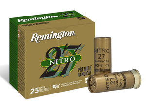 Remington Ammunition 20227 Premier Nitro 27 Handicap 12 Gauge 2.75" 1 oz 7.5 Shot 25 Per Box/ 10 Cs