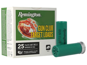 Remington Ammunition 20248 Gun Club 12Gauge 2.75" 1 1/8oz 9Shot 25 Per Box/10 Case