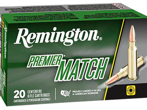 Remington Ammunition 27680 Premier Match 223Rem 69gr Sierra MatchKing BTHP 20 Per Box/10 Case