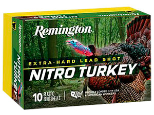 Remington Ammunition 26688 Nitro Turkey 12Gauge 2.75" 1 1/2oz 5Shot 10 Per Box/10 Case