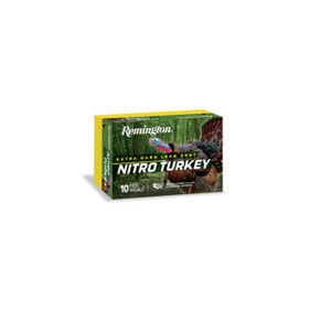 Remington Nitro Turkey 12 Gauge Shotshell Ammunition, 3 1/2 Inch, 1300 FPS, 2/3 Ounce, #4 Shot - 10 Cartridge Box ( 10 / 1 )