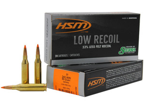 HSM 24318N Low Recoil 243 Win 85 gr Orange Polymer Tip 20 Per Box/ 25 Case