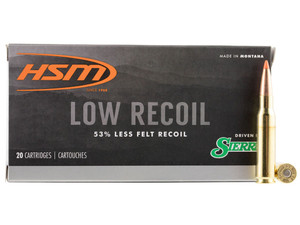 HSM 30844N Low Recoil 308 Win 150 gr Orange Polymer Tip 20 Per Box/ 25 Case