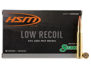 HSM 300642N Low Recoil 30-06 Springfield 150 gr Orange Polymer Tip 20 Per Box/ 20 Case