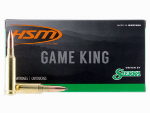 HSM 65CREEDMOOR1N Game King 6.5 Creedmoor 140 gr Sierra GameKing Spitzer Boat Tail 20 Per Box/ 25 Case