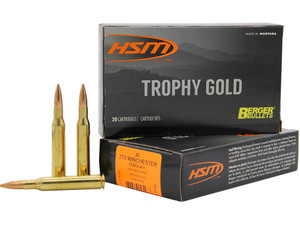 HSM 270150VLD Trophy Gold Extended Range 270 Win 150 gr Berger Hunting VLD Match 20 Per Box/ 20 Case