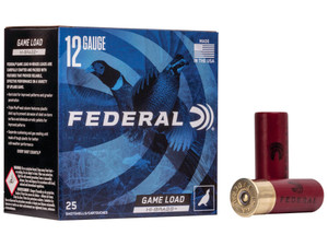Federal H12675 Game-Shok High Brass 12Gauge 2.75" 1 1/4oz 7.5Shot 25 Per Box/10 Case