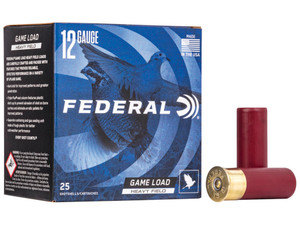 Federal H1238 Game-Shok Heavy Field 12Gauge 2.75" 1 1/8oz 8Shot 25 Per Box/10 Case