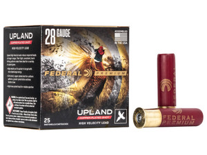 Federal P2838 Premium Wing-Shok High Velocity 28Gauge 2.75" 3/4oz 8Shot 25 Per Box/10 Case