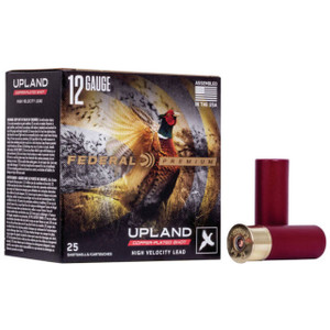 Federal Upland 12 Gauge Shotshell Ammunition, 2 3/4 Inch, 1500 FPS, 1 1/8 Ounce, #5 Shot - 25 Cartridge Box ( 25 / 1 )