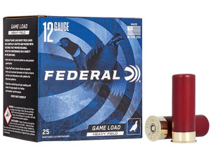 Federal H1254 Game-Shok Heavy Field 12Gauge 2.75" 1 1/4oz 4Shot 25 Per Box/10 Case