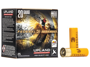 Federal PF2045 Premium Wing-Shok Pheasant Forever High Velocity 20Gauge 2.75" 1oz 5Shot 25 Per Box/10 Case