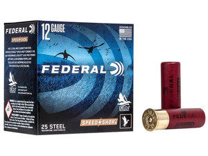 Federal WF1432 Speed-Shok 12Gauge 3" 1 1/8oz 2Shot 25 Per Box/10 Case
