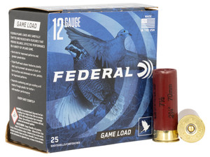 Federal H12175 Game-Shok Upland 12Gauge 2.75" 1oz 7.5Shot 25 Per Box/10 Case
