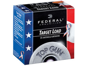 Federal TGL12US8 Top Gun Special Edition Red, White & Blue 12Gauge 2.75" 1 1/8oz 8Shot 25 Per Box/10 Case