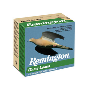 Remington Game Load 20 Gauge Shotshell Ammunition, 2 3/4 Inch, 1225 FPS, 2/3 Ounce, #7 1/2 Shot - 25 Cartridge Box ( 25 / 1 )