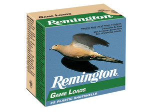 Remington Ammunition 20044 Game Load 20Gauge 2.75" 7/8oz 8Shot 25 Per Box/10 Case