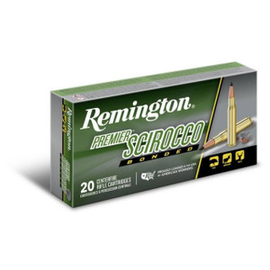 Remington Premier Scirocco Hyper Velocity Centerfire Ammunition, 30-06 Springfield, Swift Scirocco Bonded, 180 Grain - 20 Cartridge Box ( 20 / 1 )