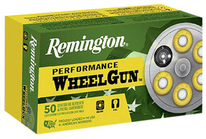 Remington Wheel Gun High Velocity Centerfire Ammunition, 357 Magnum, Lead Semi Wadcutter, 158 Grain - 50 Cartridge Box ( 50 / 1 )