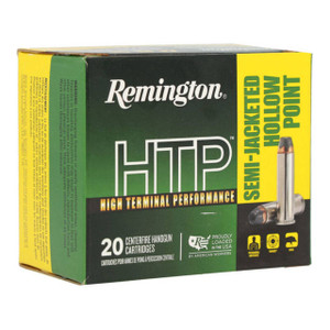 Remington High Terminal Performance (HTP) Subsonic Centerfire Ammunition, 38 Special +P, Semi Jacketed Hollow Point, 125 Grain - 20 Cartridge Box ( 20 / 1 )