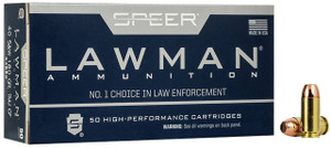 Speer Lawman Subsonic Centerfire Ammunition, 40 Smith & Wesson, Total Metal Jacket Round Nose, 180 Grain - 50 Cartridge Box ( 50 / 1 )