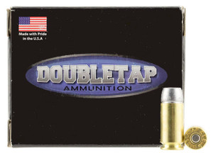 DoubleTap Ammunition 40200HC Hunter  40 SW 200 gr Hard Cast Solid 20 Per Box 50 UPC: 091037282279