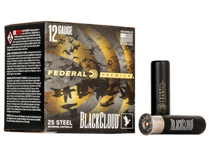 Federal PWBX1342 Black Cloud FS 12Gauge 3.50" 1 1/2oz 2Shot 25 Per Box/10 Case