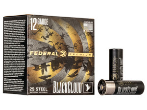 Federal PWBX142BB Black Cloud FS 12Gauge 3" 1 1/4oz BBShot 25 Per Box/10 Case