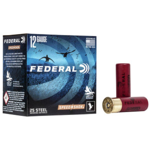 Federal Speed-Shok 12 Gauge Shotshell Ammunition, 3 Inch, 1450 FPS, 1 1/4 Ounce, #3 Shot - 25 Cartridge Box ( 25 / 1 )